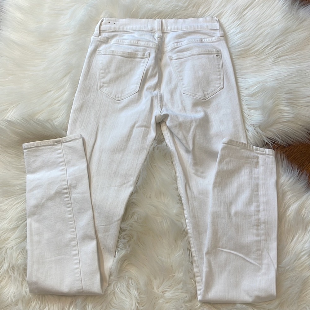Madewell Alley Straight Jeans in White - Picture 6 of 7